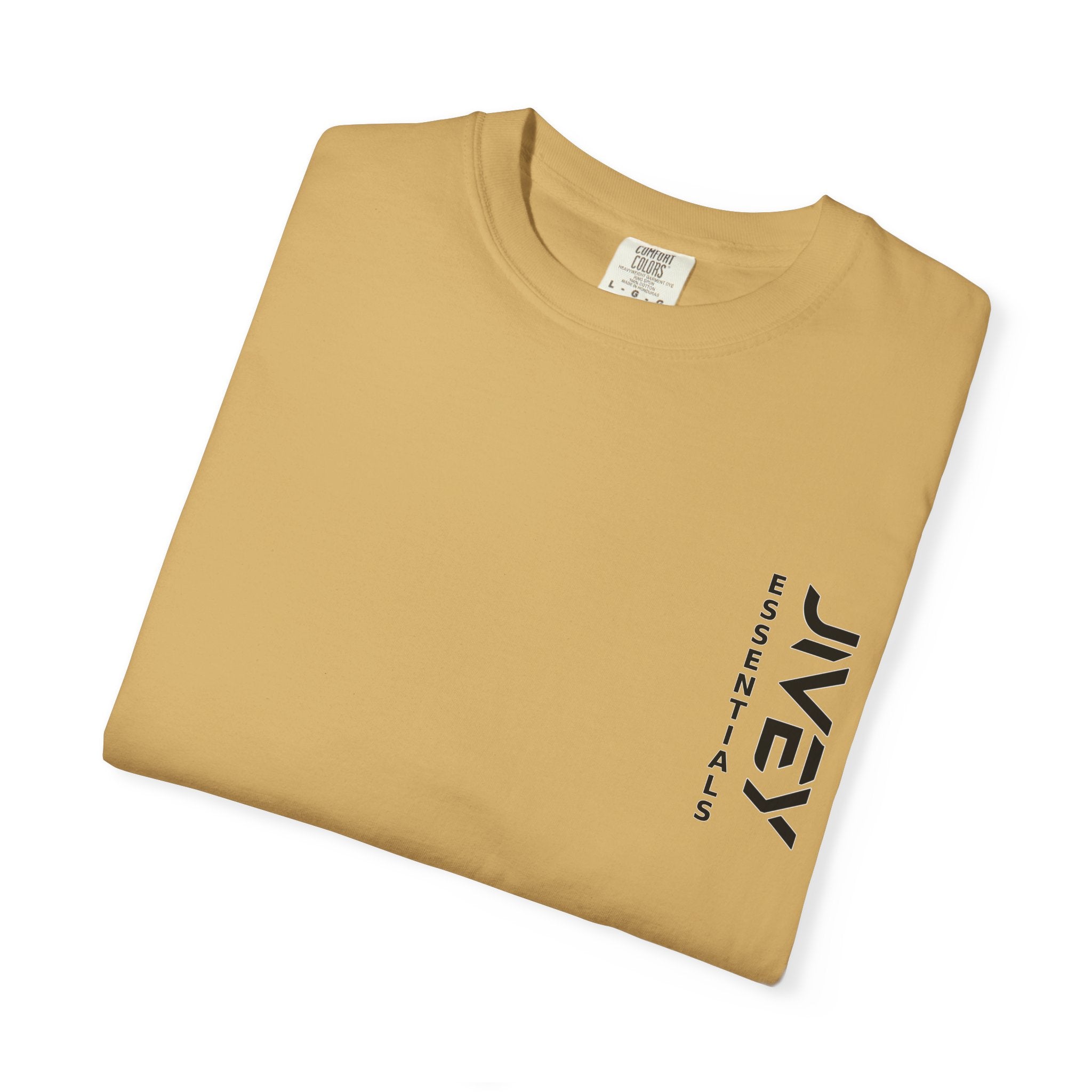 JIVEY Essentials Unisex Garment-Dyed Durable Ring-spun Cotton T-shirt