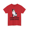 Cute Cat Cubist Style Heavy Cotton Tee