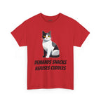 Cute Cat Cubist Style Heavy Cotton Tee