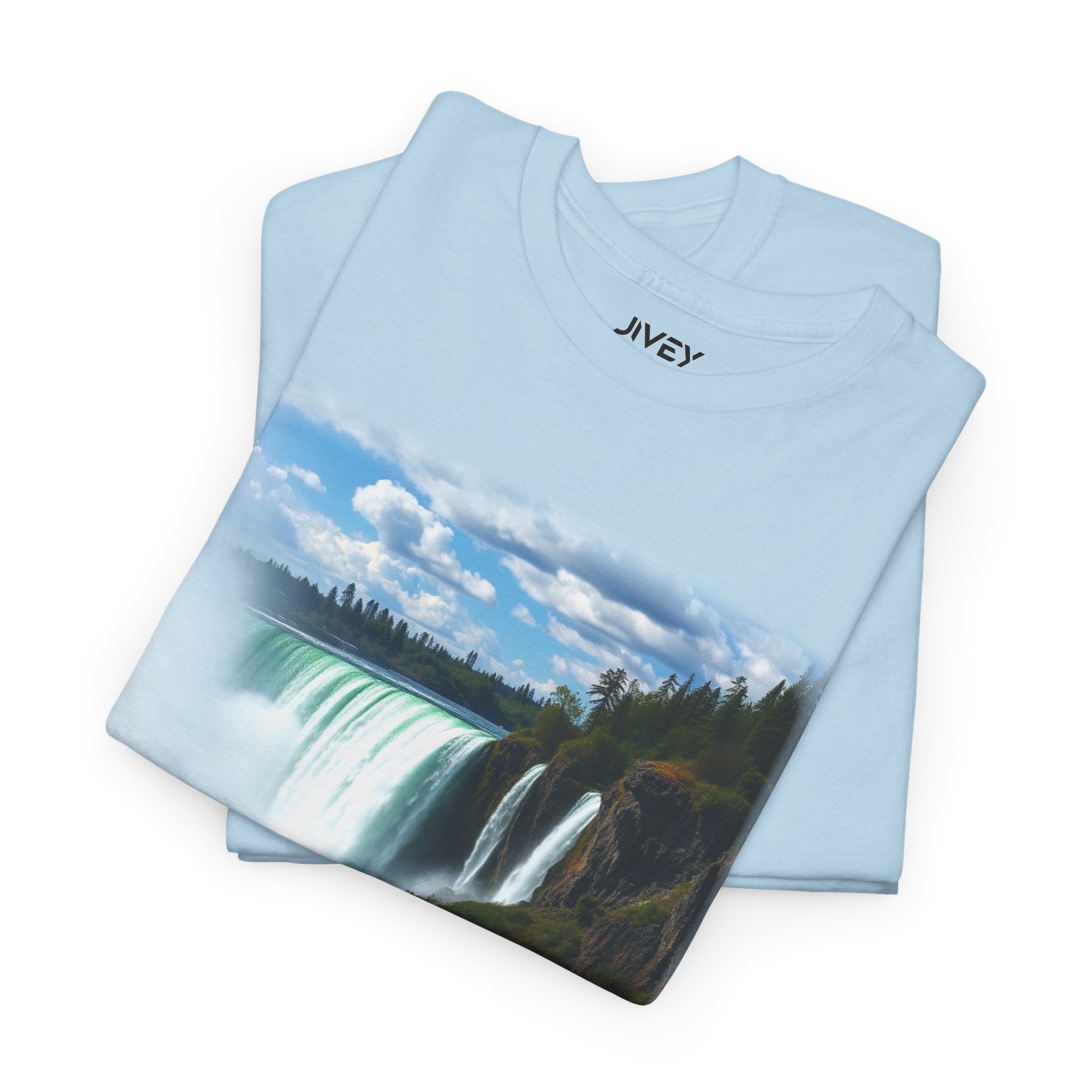 Niagara Falls Aerial Unisex Heavy Cotton Tee