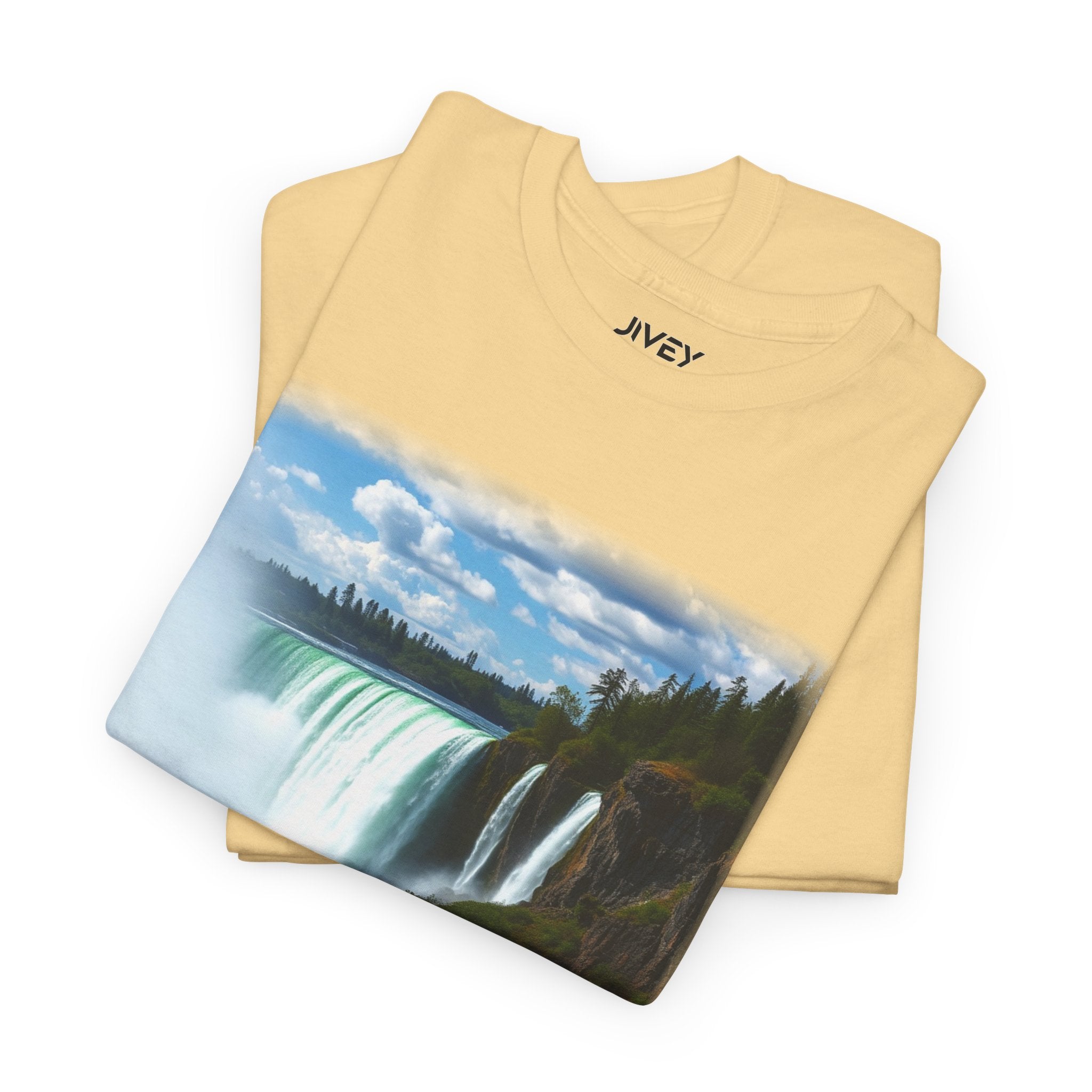 Niagara Falls Aerial Unisex Heavy Cotton Tee