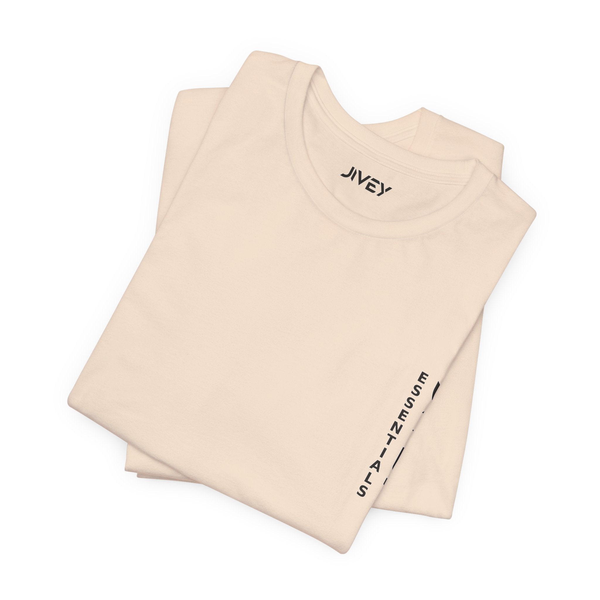 JIVEY Essentials Unisex Jersey Short Sleeve Soft Cotton Tee