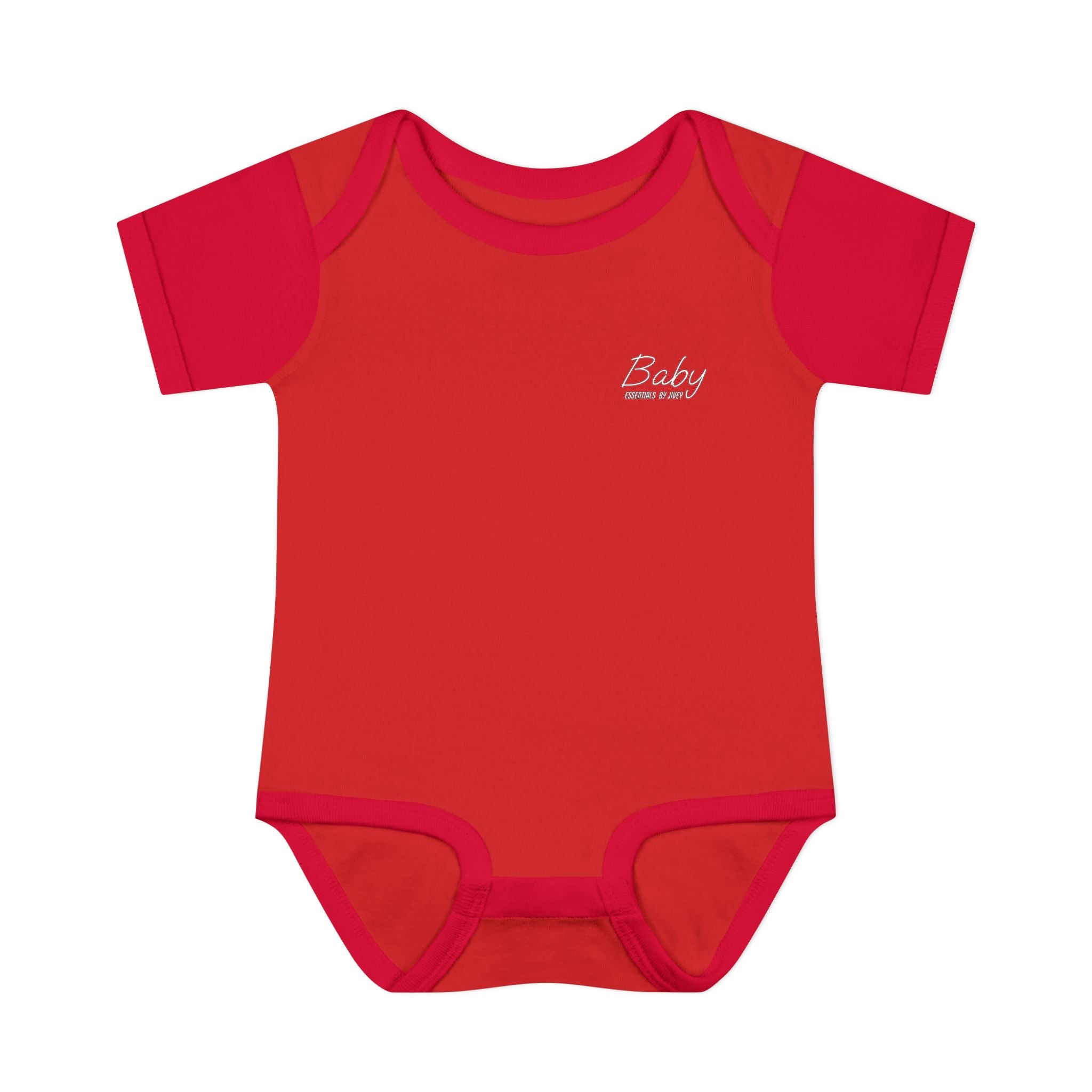 JIVEY Essentials Infant Baby Rib Short Sleeves Bodysuit
