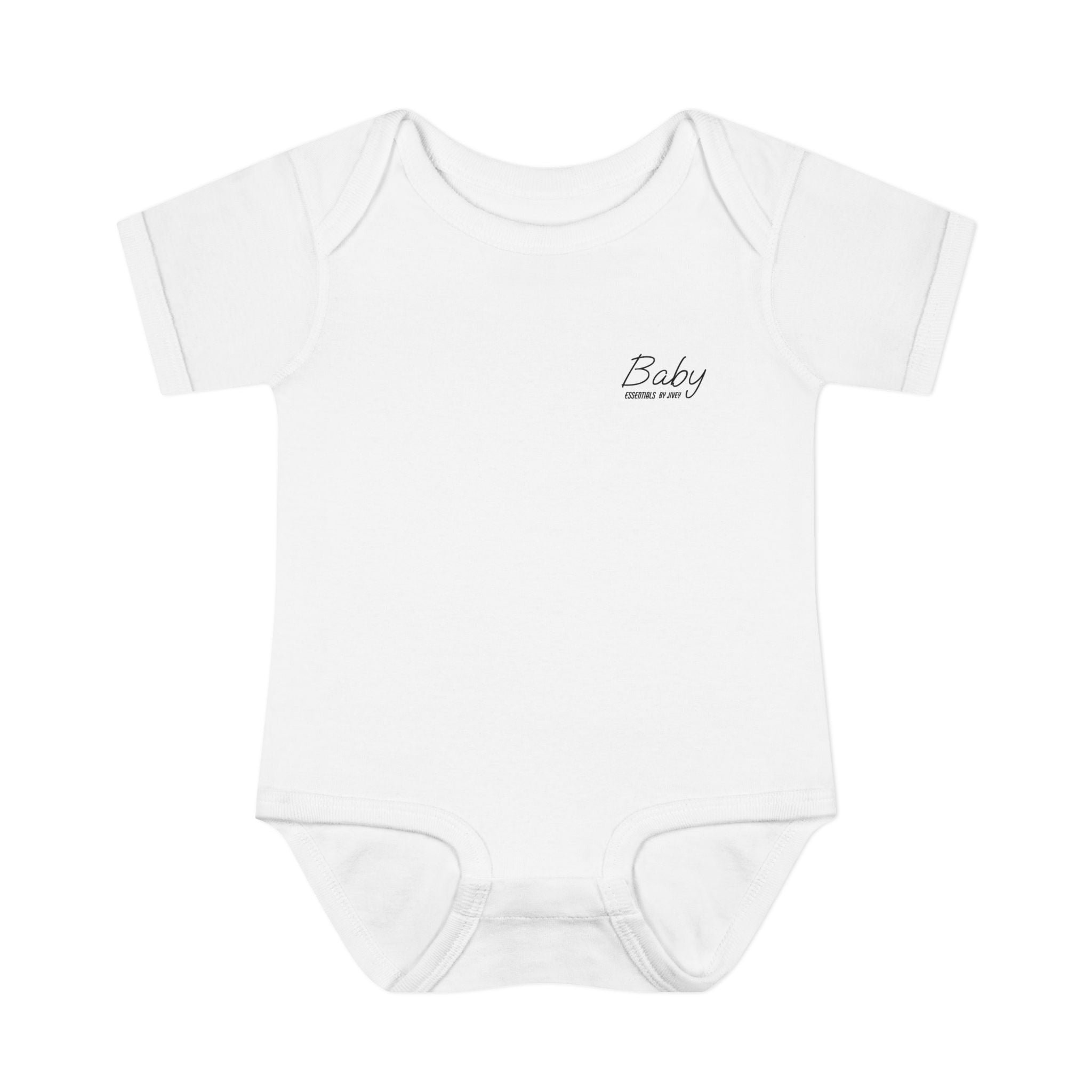 JIVEY Essentials Infant Baby Rib Short Sleeves Bodysuit