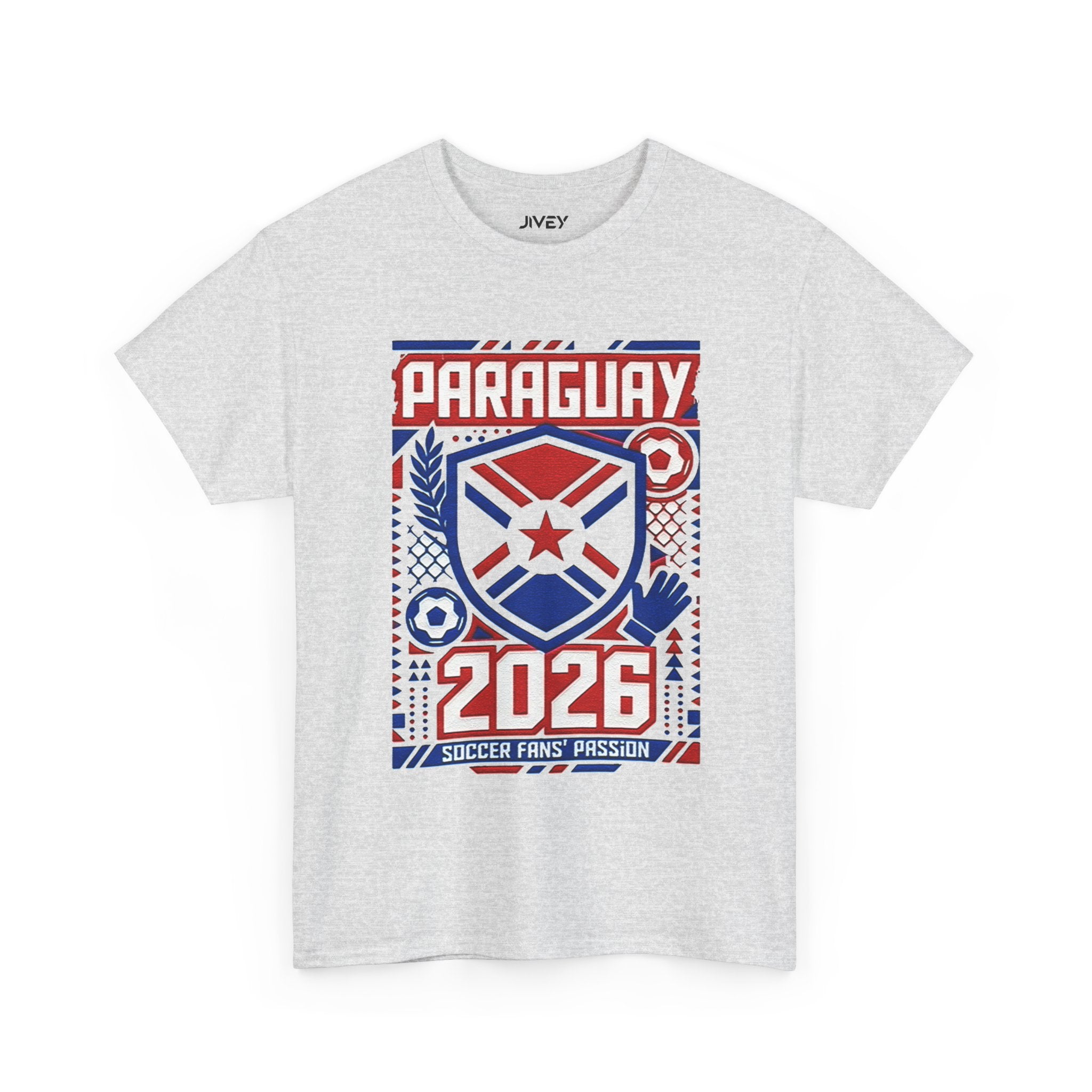 Paraguay Soccer Fan Tee