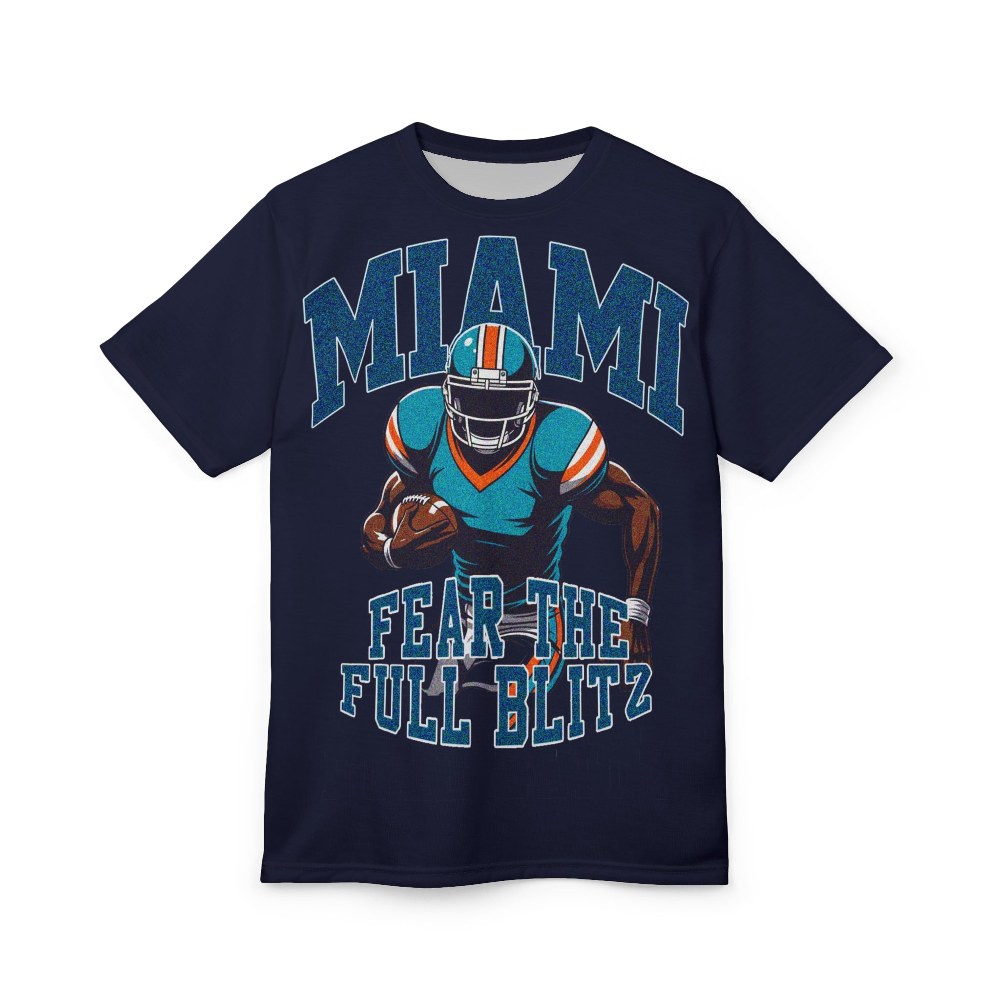 Miami Football Full Blitz Mega Tee