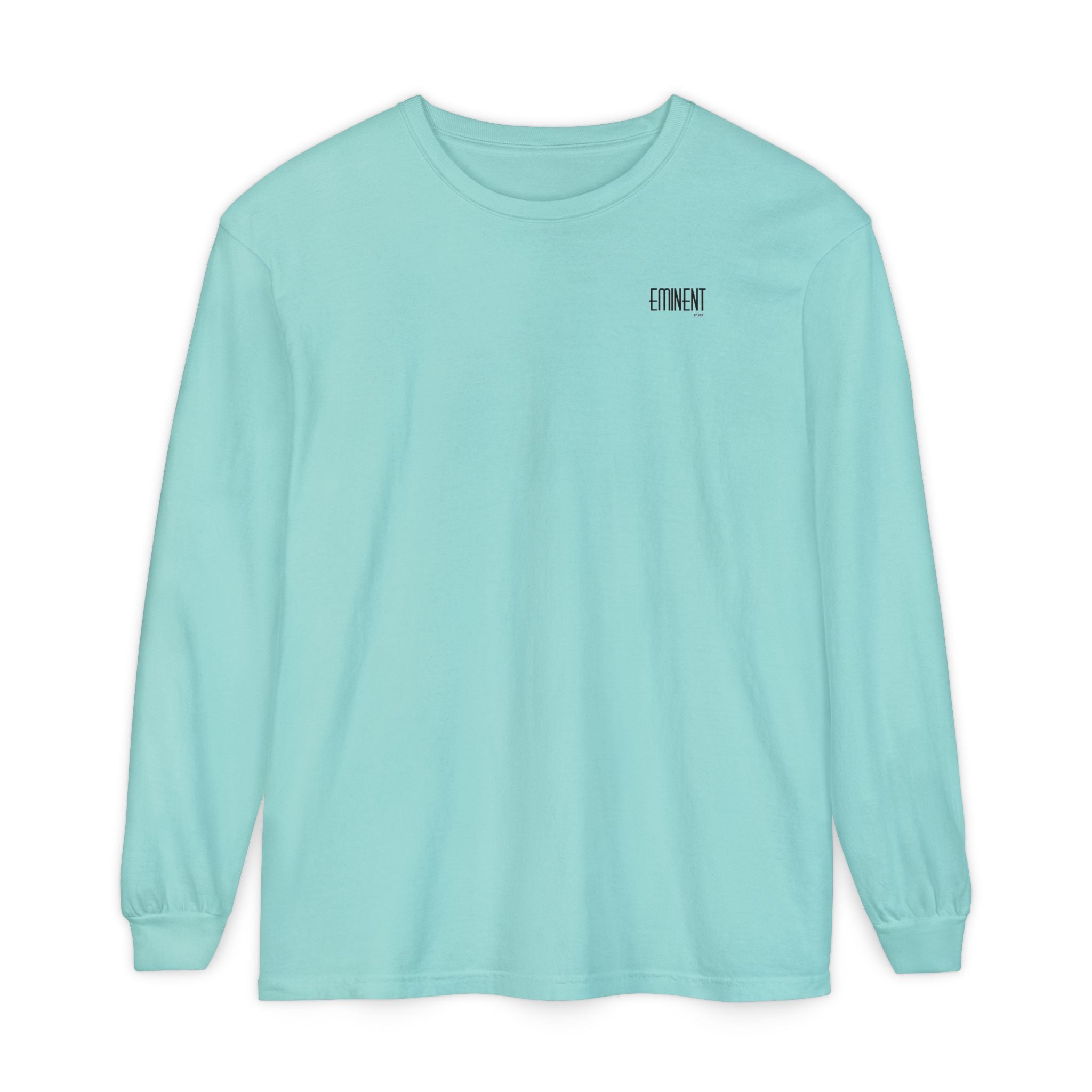 JIVEY Eminent Unisex Garment-dyed Long Sleeve Shirt