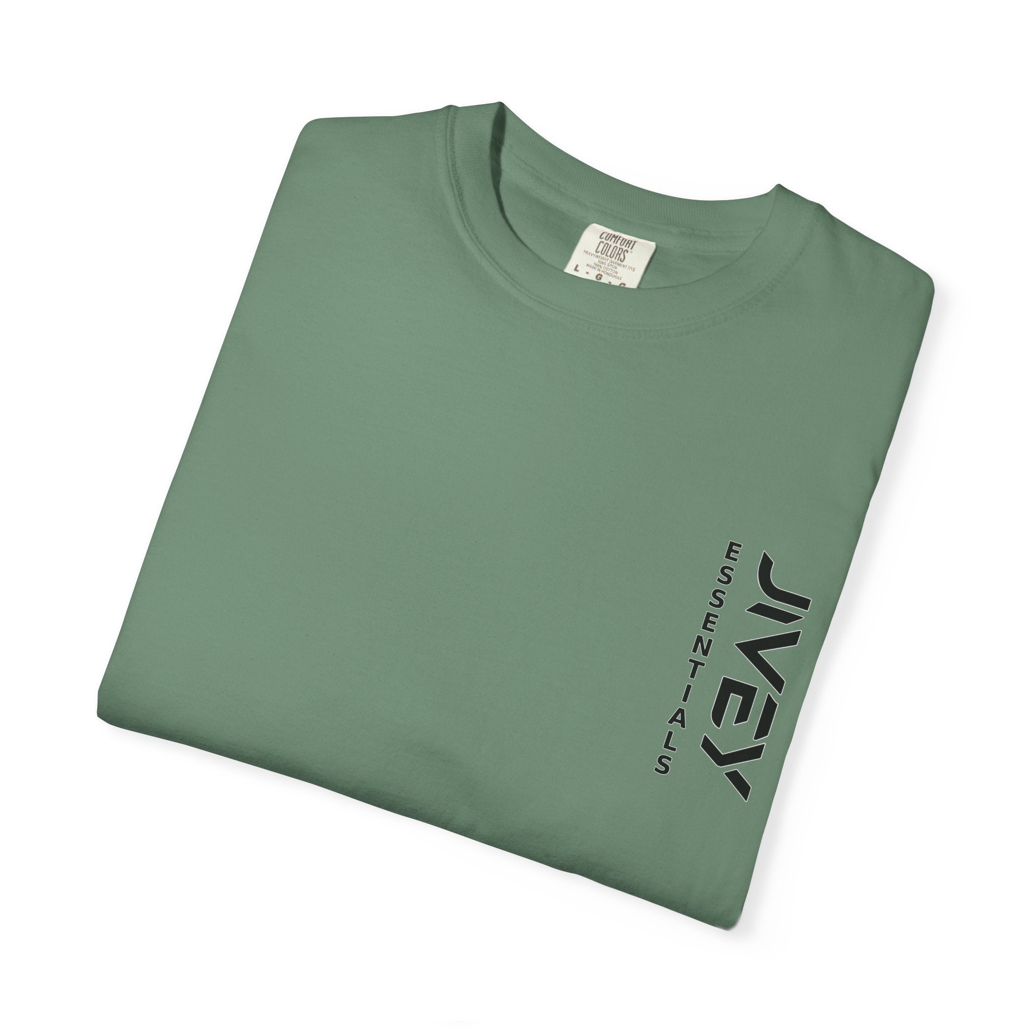 JIVEY Essentials Unisex Garment-Dyed Durable Ring-spun Cotton T-shirt