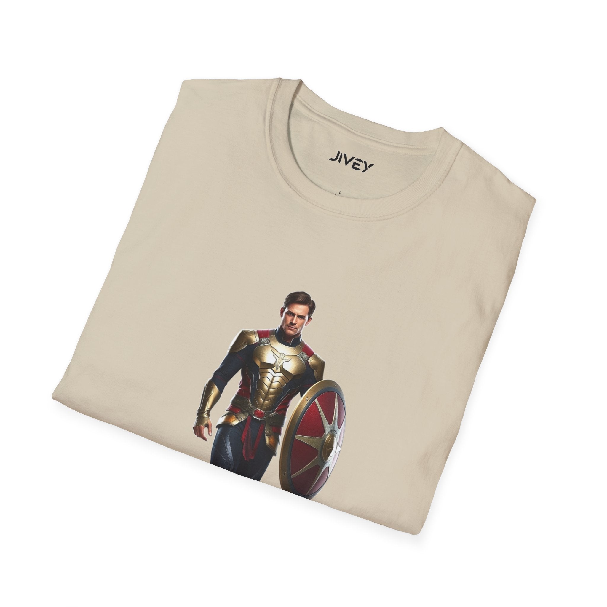Valor Shield Superhero Softstyle Tee