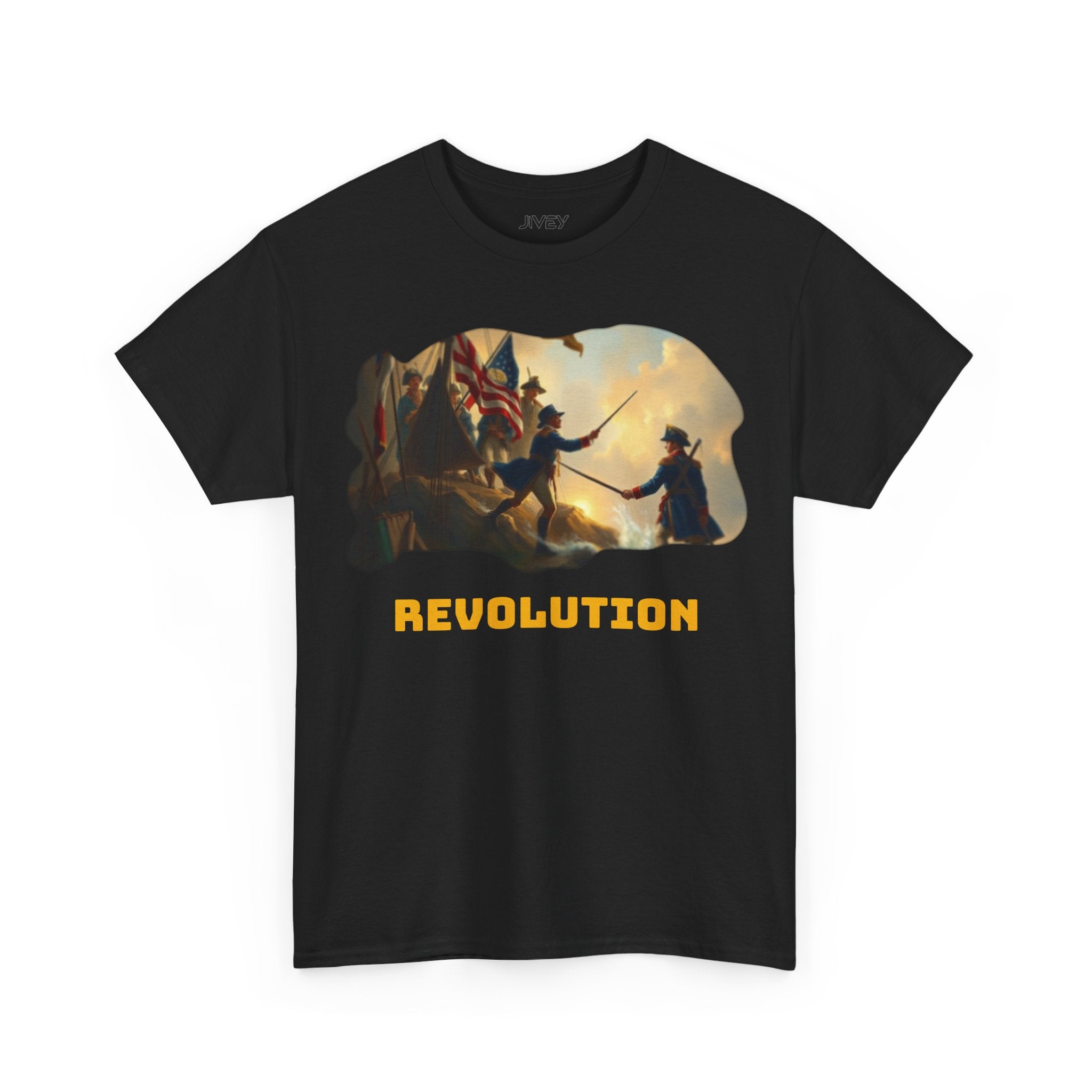 Revolutionary War Unisex Heavy Cotton Tee