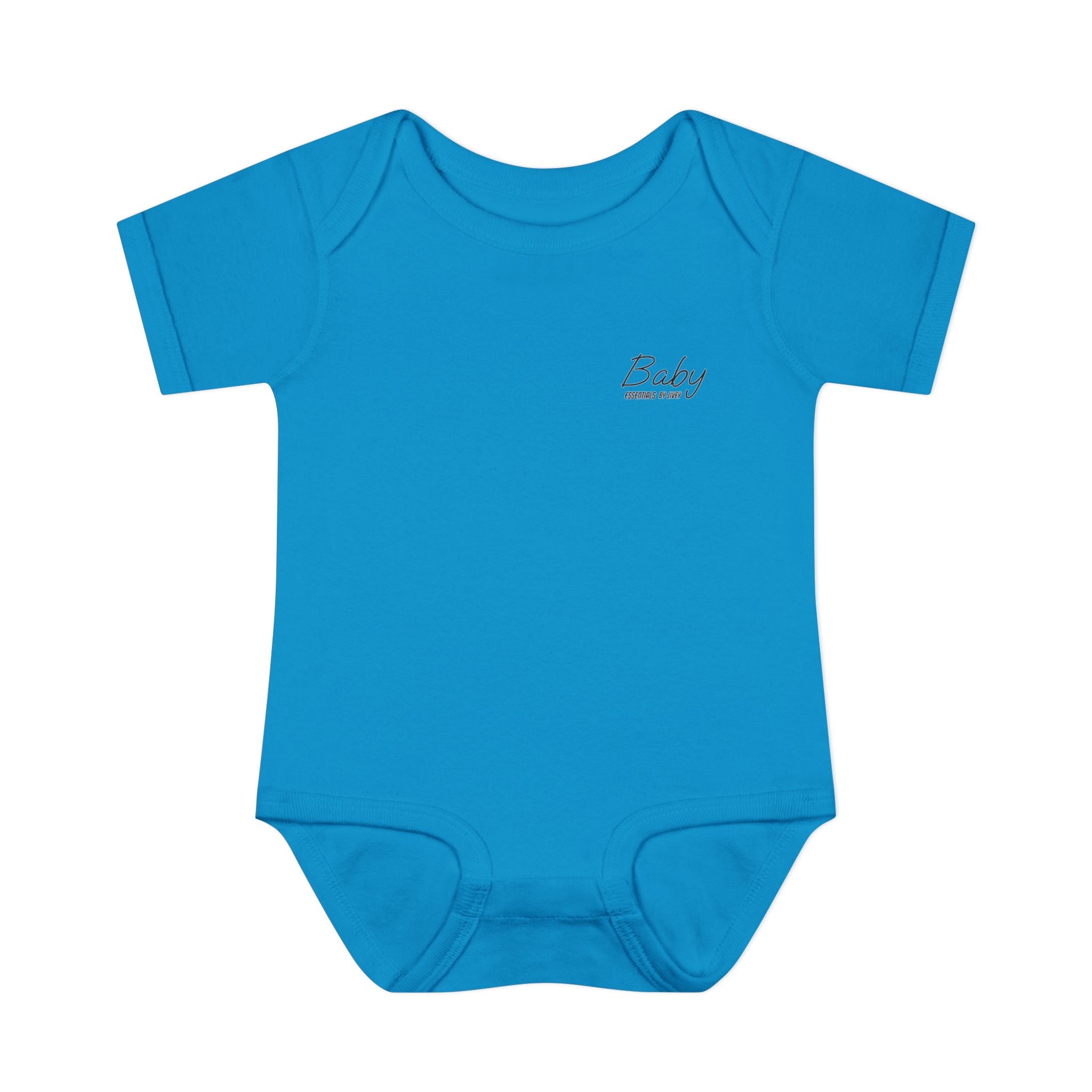 JIVEY Essentials Infant Baby Rib Short Sleeves Bodysuit