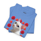Forever Loved Cats Dry Paint Heavy Cotton Tee