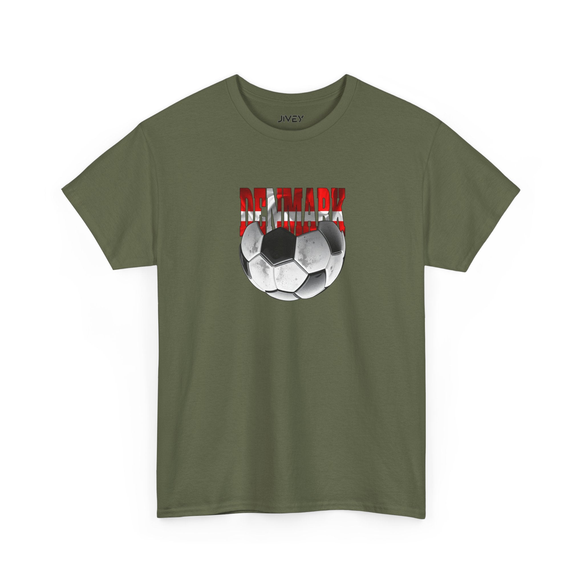 Denmark Soccer Fan Tee
