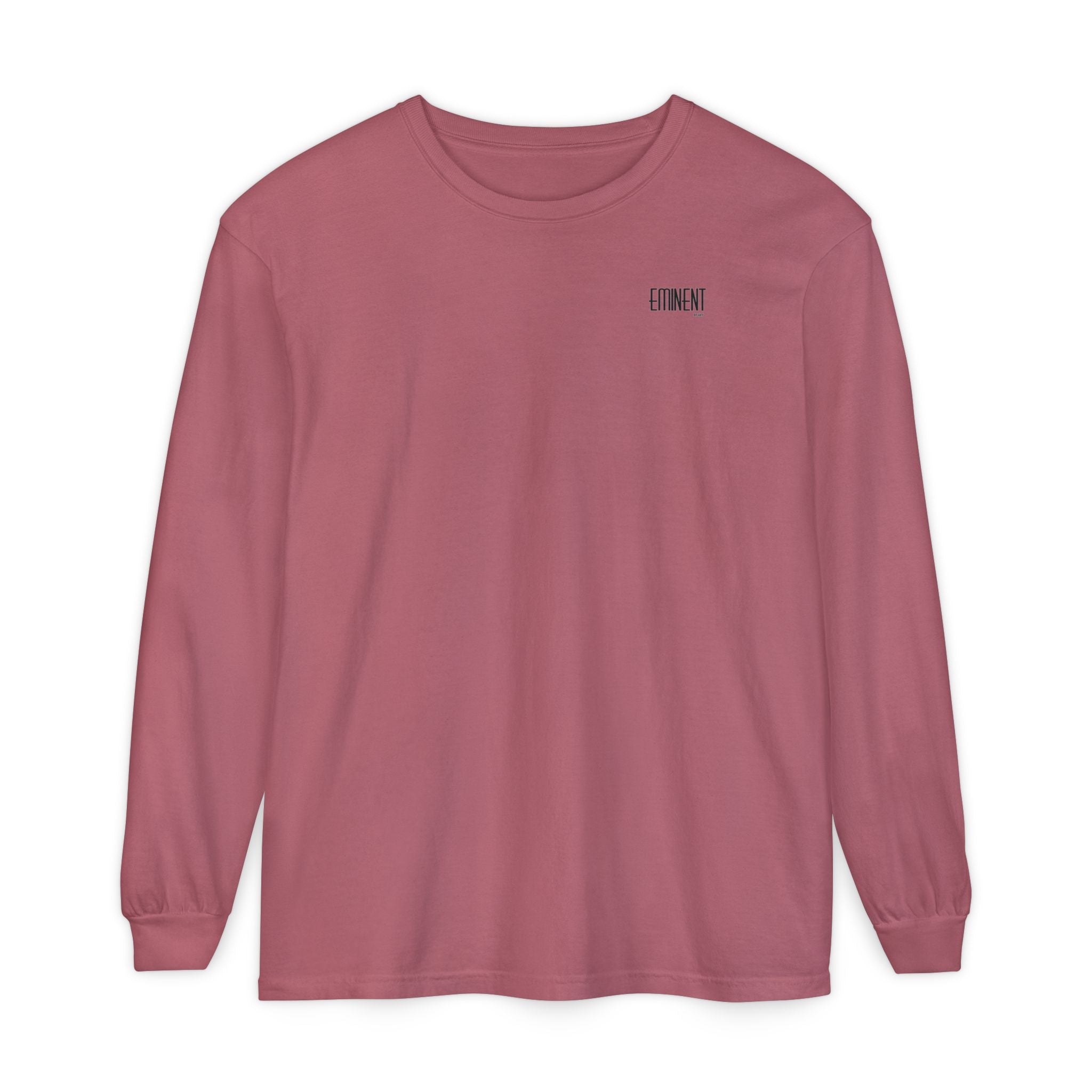 JIVEY Eminent Unisex Garment-dyed Long Sleeve Shirt
