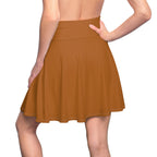 JIVEY Eminent Soft Versatile-fit Brown Skater Skirt