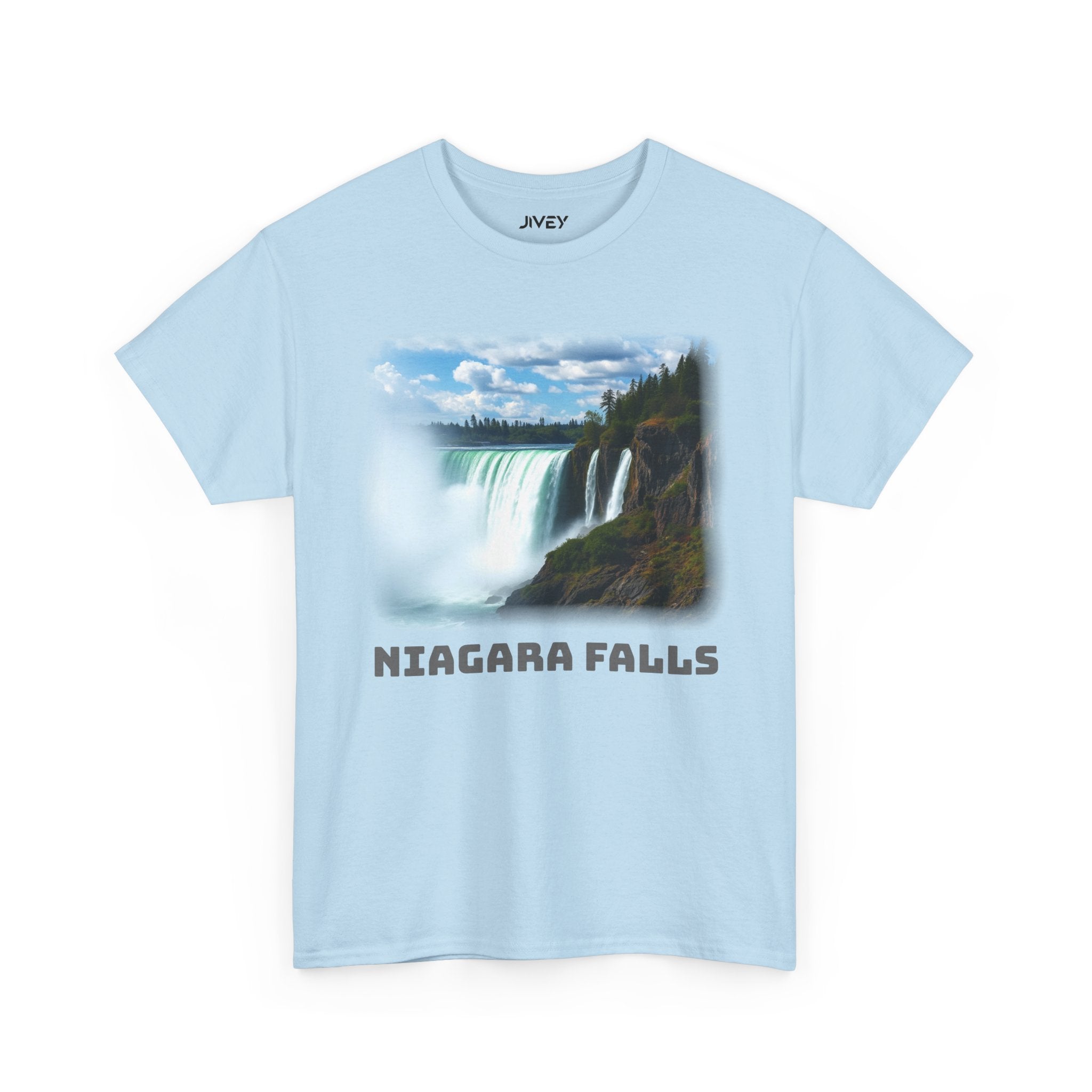 Niagara Falls Aerial Unisex Heavy Cotton Tee