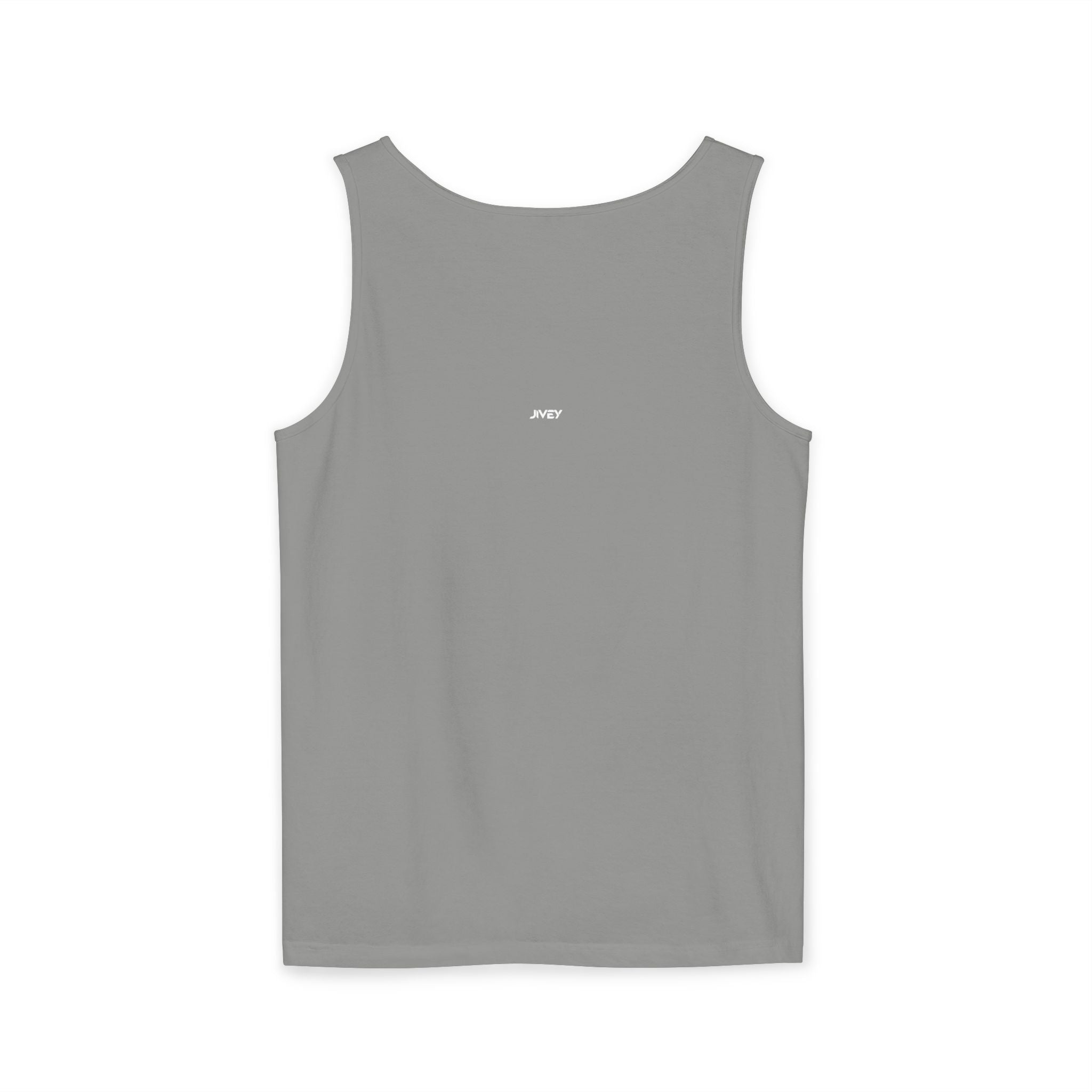 JIVEY Essentials Unisex Relaxed-fit Dark Garment-Dyed Tank Top