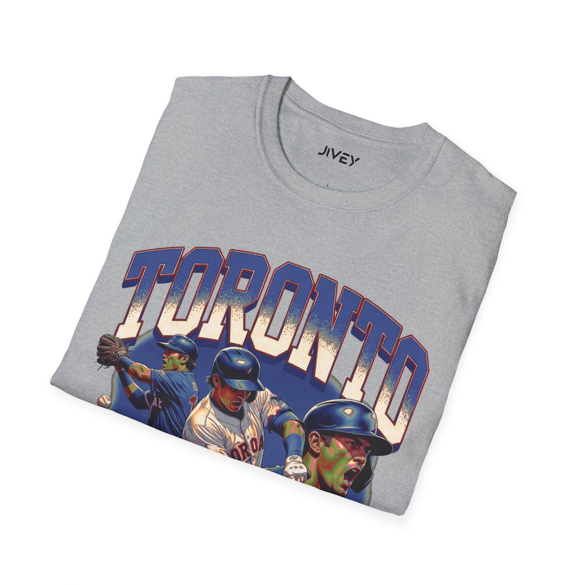 Toronto Baseball Big swing Grey Tone Tee