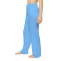 JIVEY Essentials Women's Light-fabric Brushed Poly Denim Blue Pajama Pants