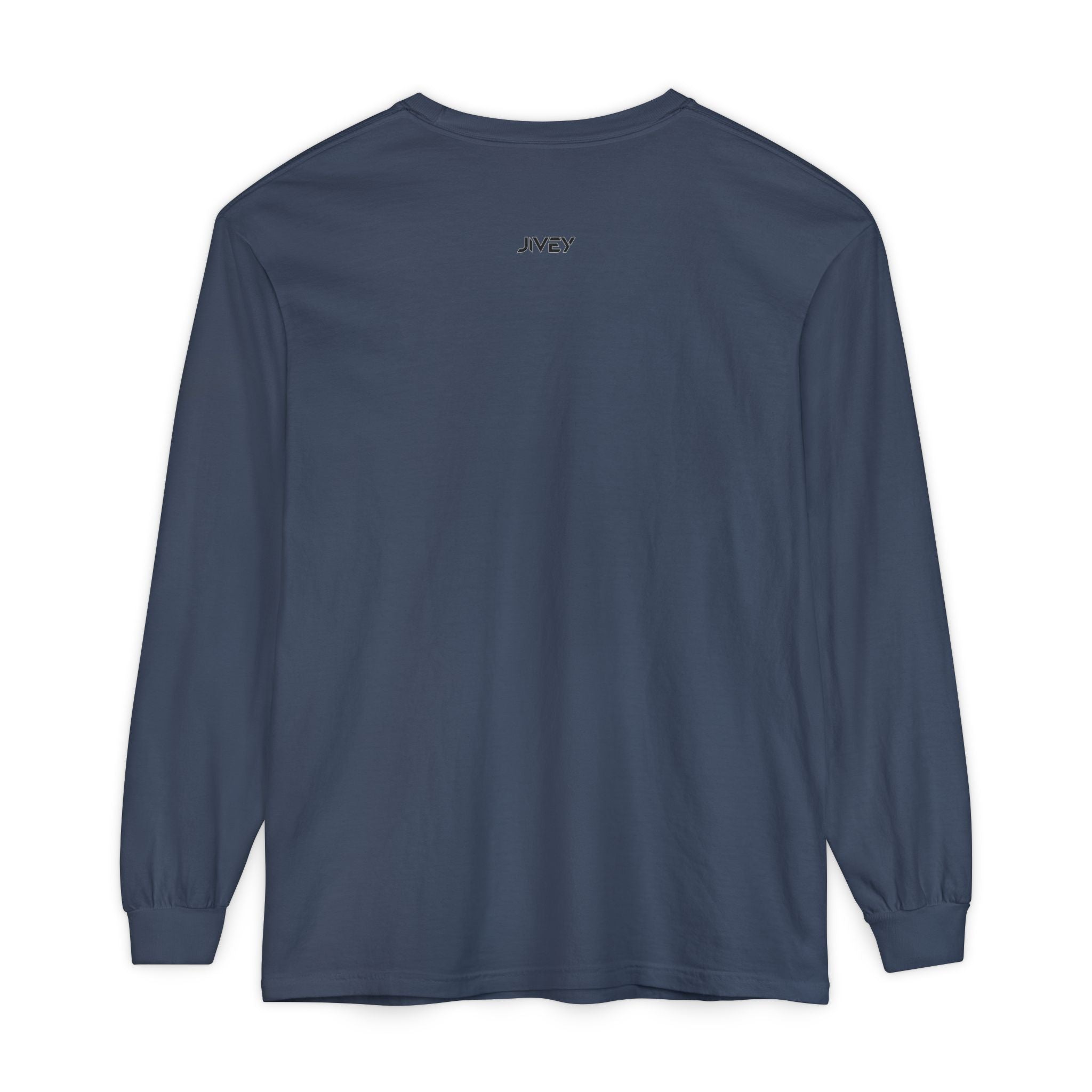 JIVEY Eminent Unisex Garment-dyed Long Sleeve Shirt