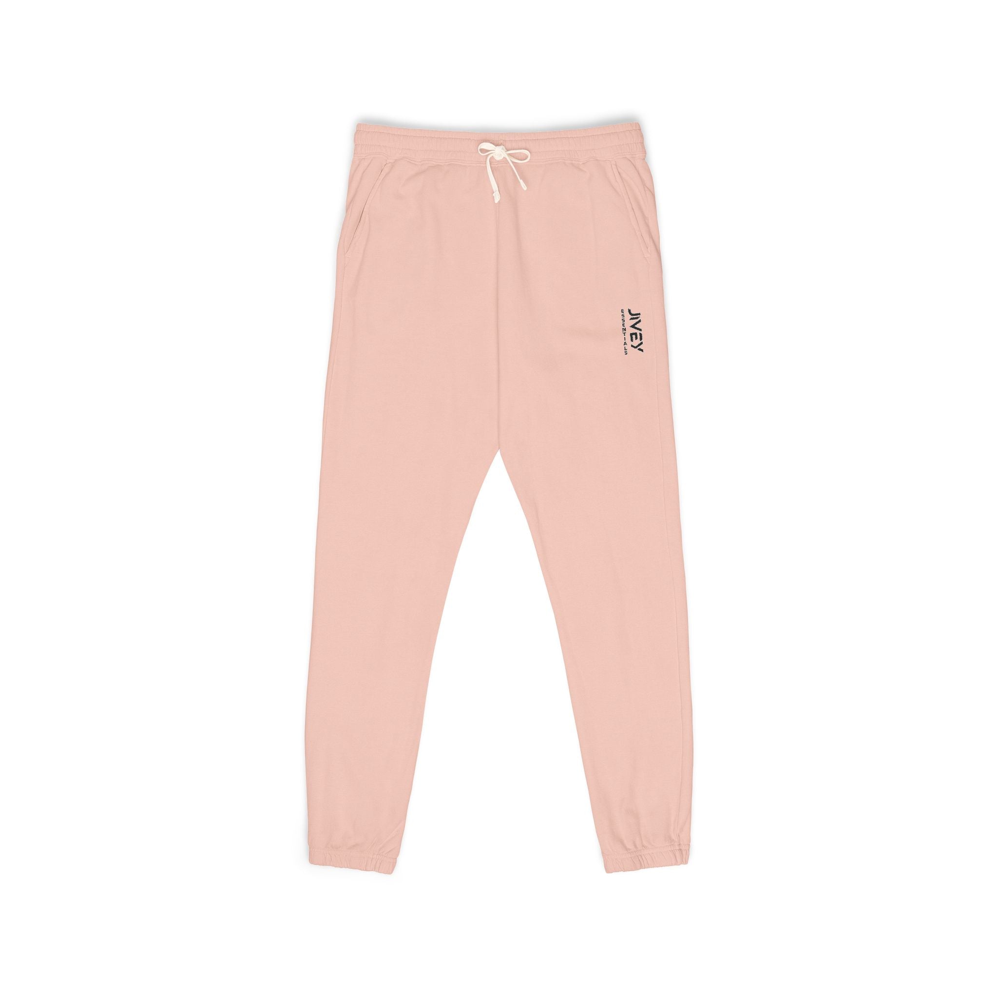 JIVEY Essentials Unisex Garment-Dyed Fleece Cotton Sweatpants
