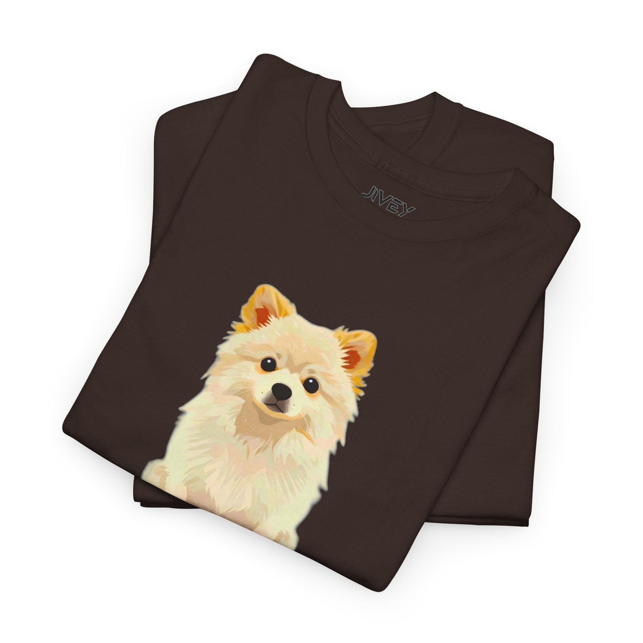 Beloved Pet Portrait Dry Paint Heavy Cotton Tee
