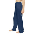JIVEY Essentials Women's Light-fabric Brushed Poly Deep Sea Blue Pajama Pants