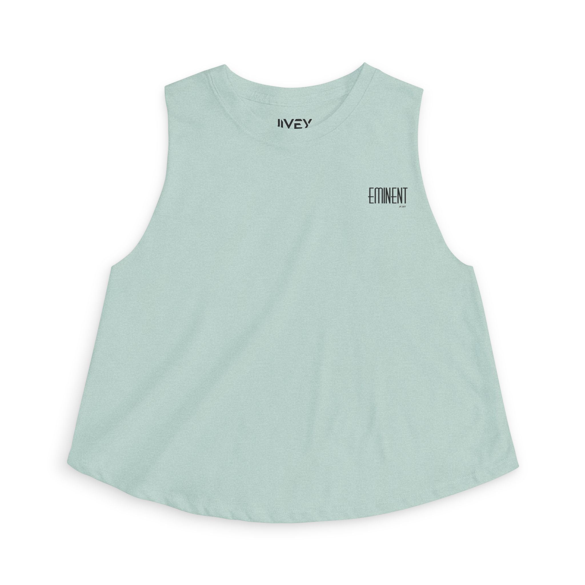 JIVEY Essentials Women's Relaxed-fit Extra Light Cotton Crop Top