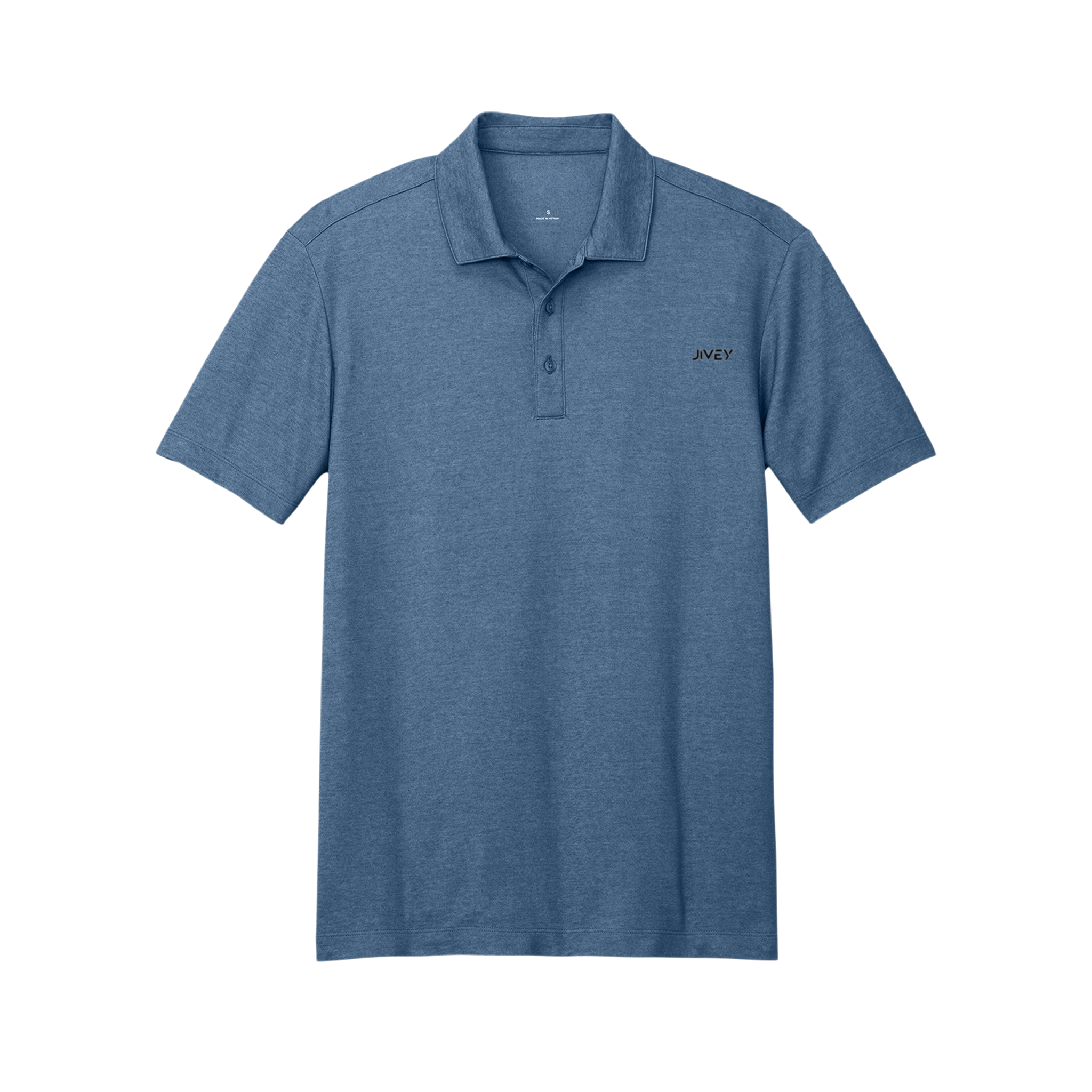 JIVEY Essentials Men's Fine Pique Blend Polo