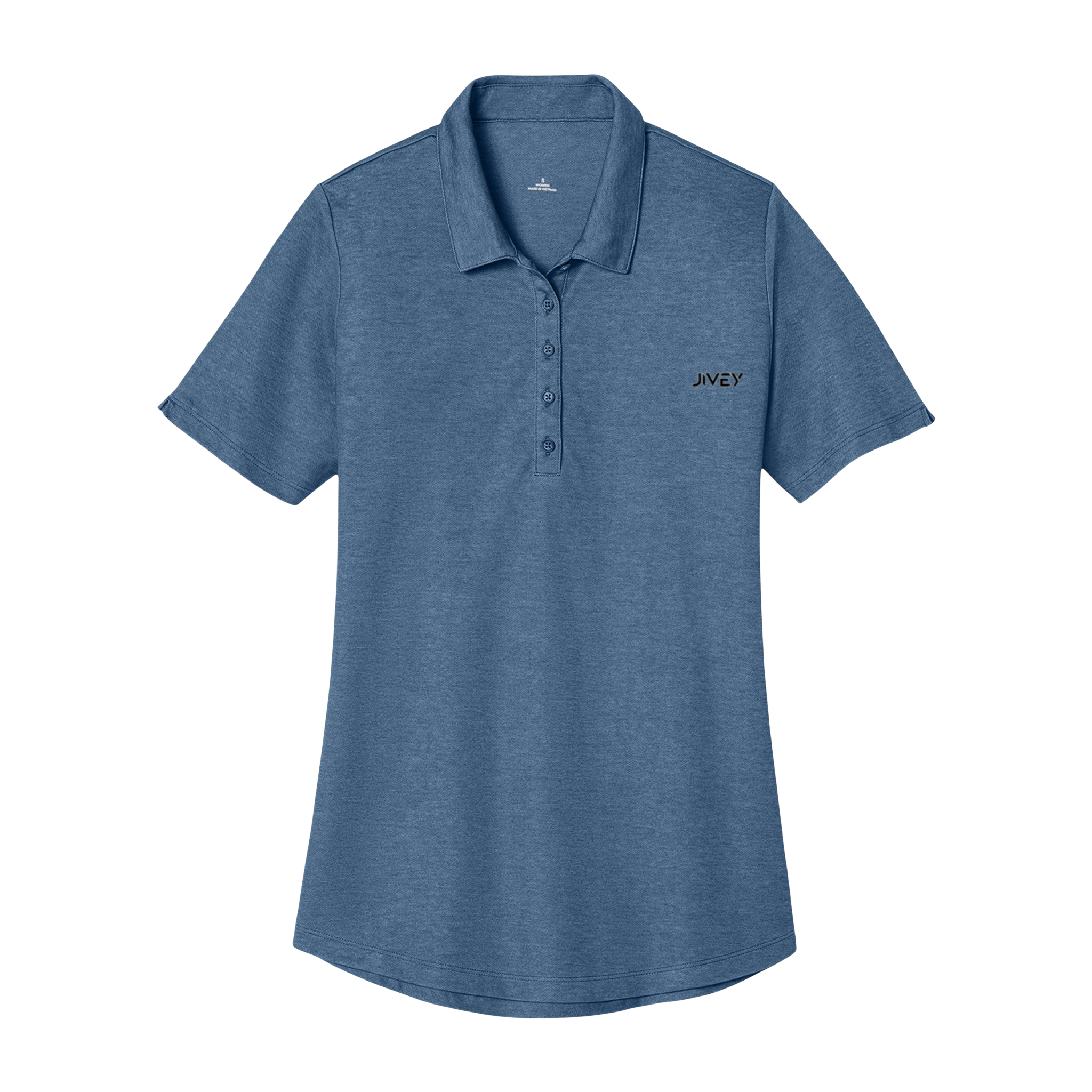 JIVEY Essentials Women's Fine Pique Blend Polo