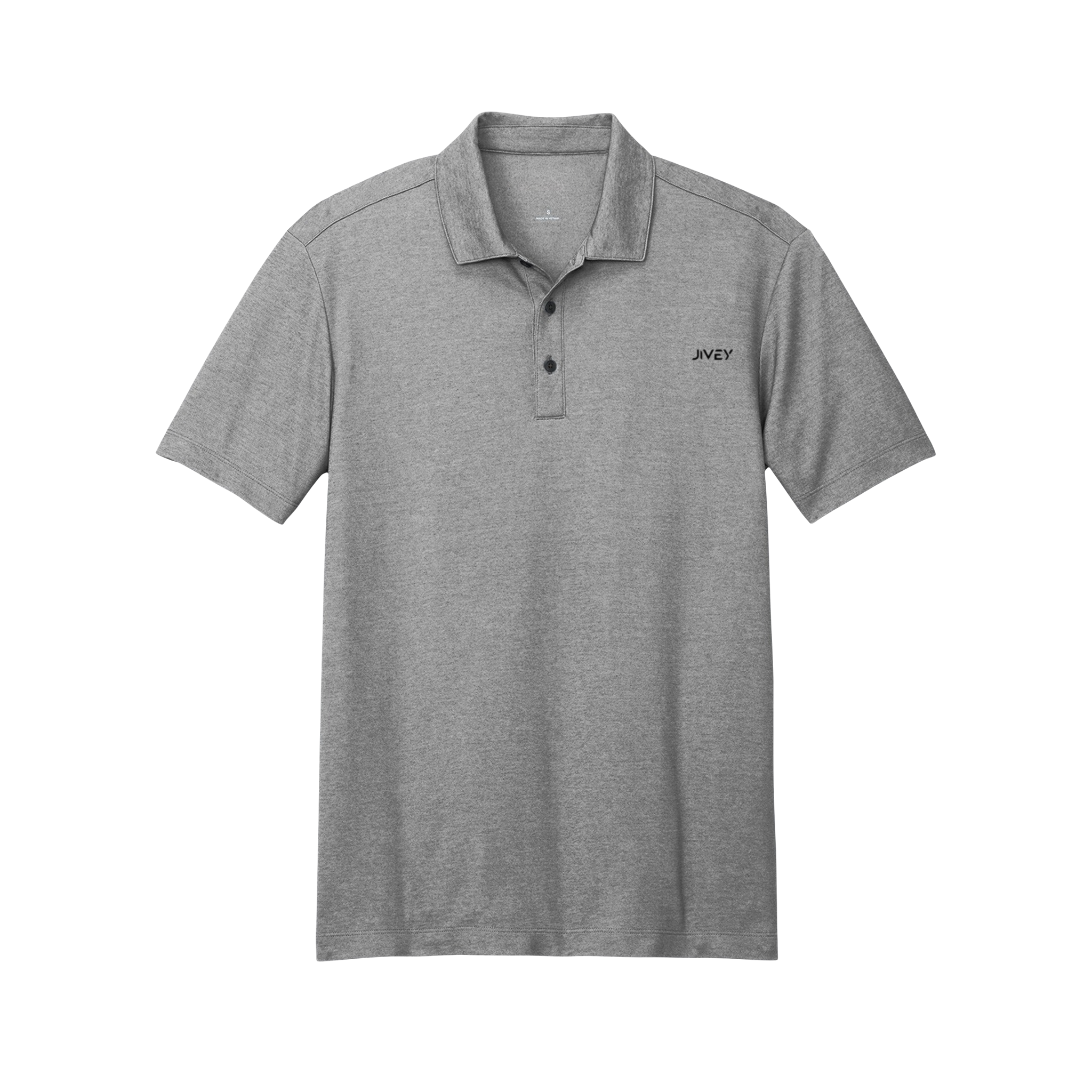 JIVEY Essentials Men's Fine Pique Blend Polo