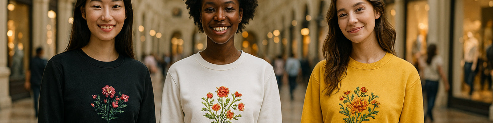Embroidered Sweatshirts