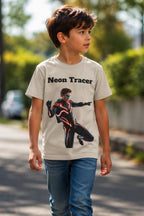 Neon Tracer Superhero Softstyle Tee