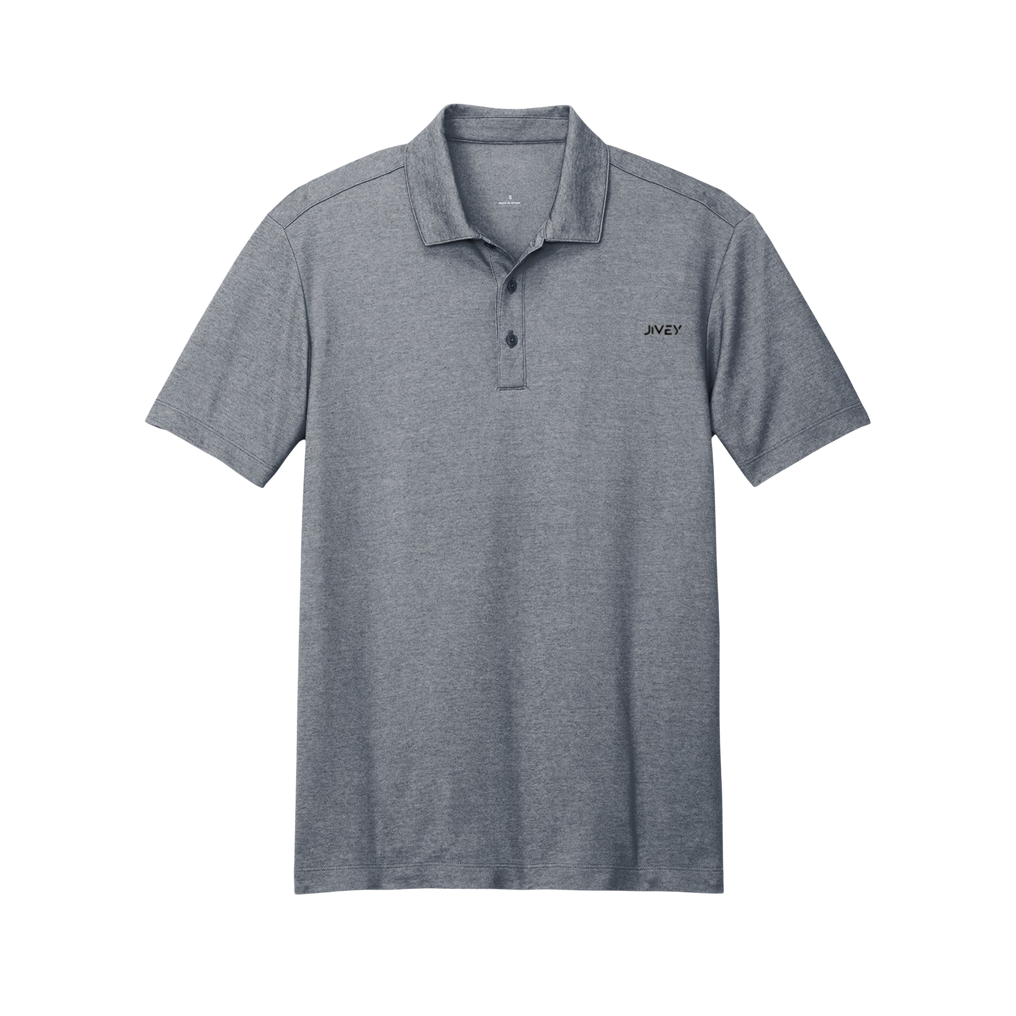 JIVEY Essentials Men's Fine Pique Blend Polo